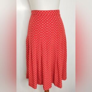 VINTAGE GLORIA SACHS SILK PLEATED SKIRT